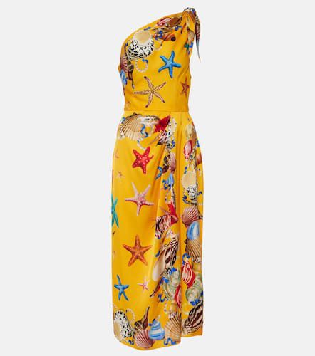 Capri printed silk-blend midi dress - Dolce&Gabbana - Modalova