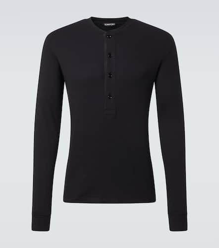 Camiseta con botones de algodón - Tom Ford - Modalova