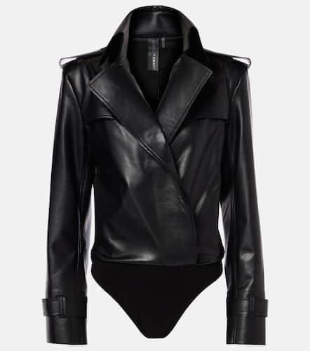 Norma Kamali Faux leather bodysuit - Norma Kamali - Modalova