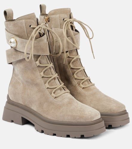 Noemi 45 suede combat boots - Jimmy Choo - Modalova