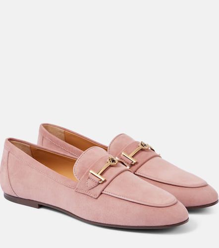 Tod's T Ring suede loafers - Tod's - Modalova