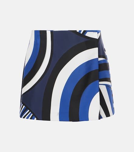 Pucci Iride silk twill miniskirt - Pucci - Modalova