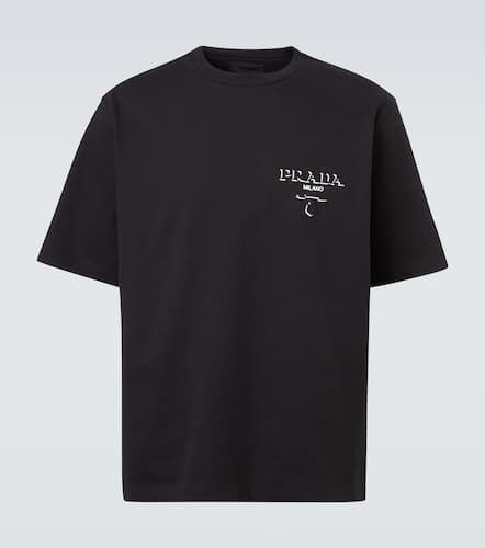 Prada T-shirt en coton à logo - Prada - Modalova
