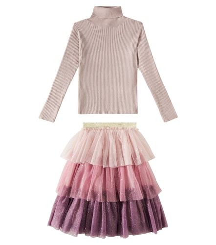 Set di pullover e gonna in tulle - Patachou - Modalova