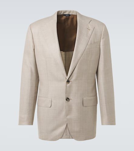 Blazer en mezcla de cachemir a cuadros - Thom Sweeney - Modalova
