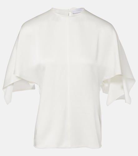 Open-back satin top - Stella McCartney - Modalova
