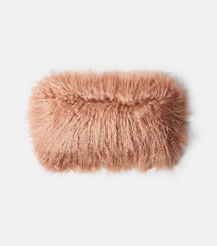 Cuscino in shearling e lino - Maison de Vacances - Modalova