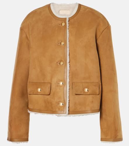 Zanie shearling-lined suede jacket - Nili Lotan - Modalova