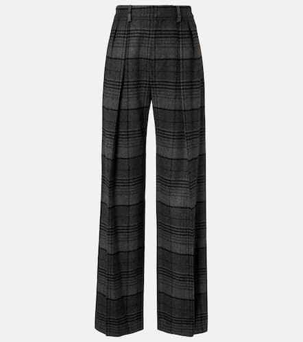 Jody checked wool wide-leg pants - Ralph Lauren Collection - Modalova