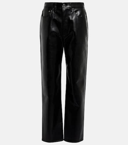 S Pinch Waist leather-blend pants - Agolde - Modalova