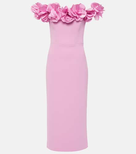 Odetta floral-appliquÃ© midi dress - Rebecca Vallance - Modalova