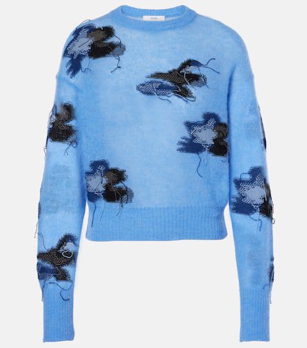 Intarsia cotton, alpaca, and wool-blend sweater - Erdem - Modalova