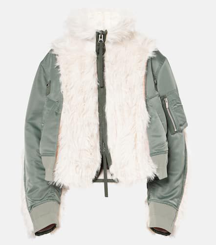 Sacai Jacke mit Faux Fur - Sacai - Modalova