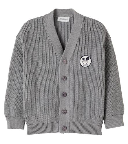 Cárdigan de algodón con parches - Mini Rodini - Modalova