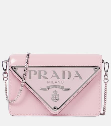 Prada Logo leather shoulder bag - Prada - Modalova