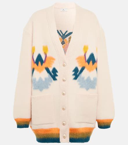 Etro Intarsia wool-blend cardigan - Etro - Modalova