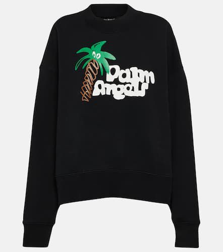 Bedrucktes Sweatshirt aus Baumwolle - Palm Angels - Modalova