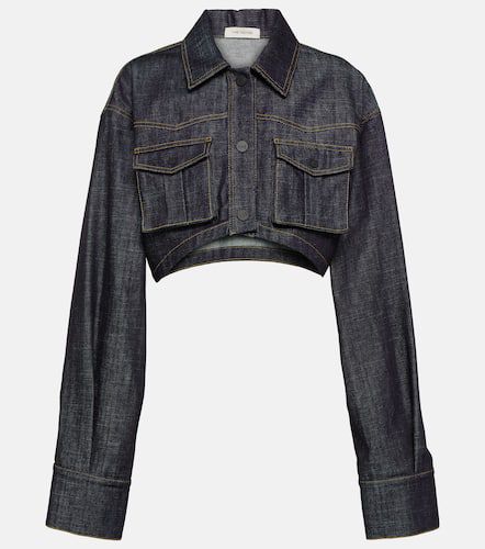 Cropped-Jacke Gudari aus Denim - The Mannei - Modalova