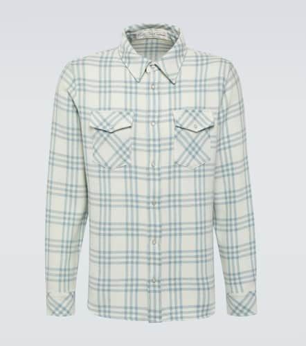 Camisa Morning Dew de cachemir a cuadros - God's True Cashmere - Modalova