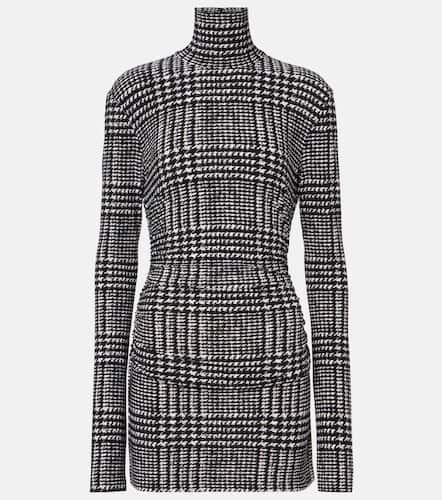 Turtleneck plaid minidress - Norma Kamali - Modalova