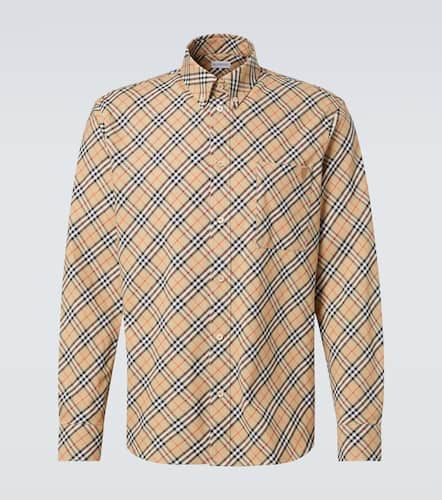 Check cotton poplin shirt - Burberry - Modalova