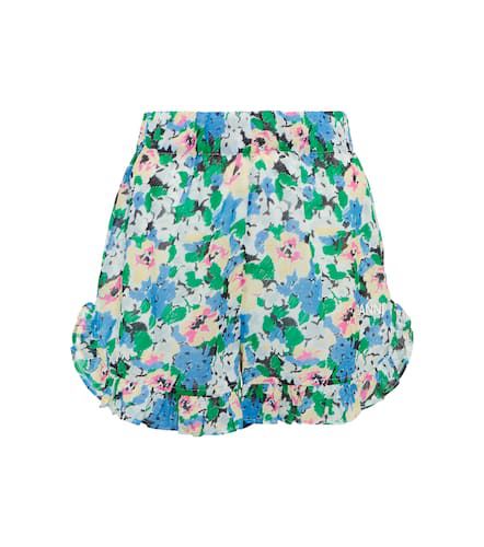 Ganni Floral cotton shorts - Ganni - Modalova