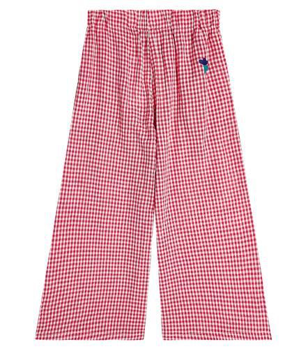 Pantaloni culottes Vichy in lino - Bobo Choses - Modalova