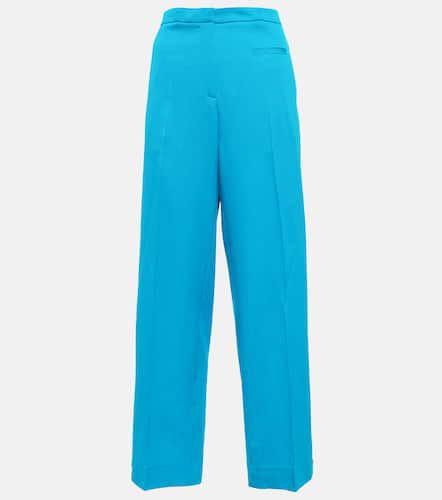 Pantalones rectos de lana y mohair - JW Anderson - Modalova