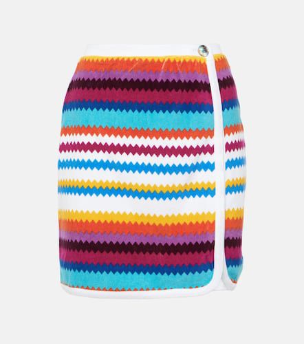 Striped knitted cotton-blend miniskirt - Missoni Mare - Modalova