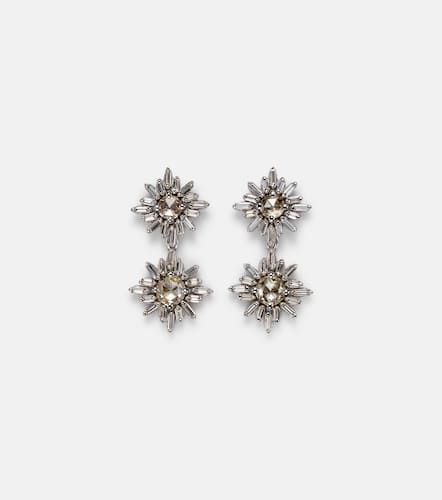 Pendientes de oro blanco de 18 ct con diamantes - Suzanne Kalan - Modalova