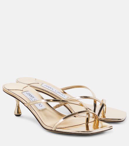 Sandali Etana 50 in pelle metallizzata - Jimmy Choo - Modalova