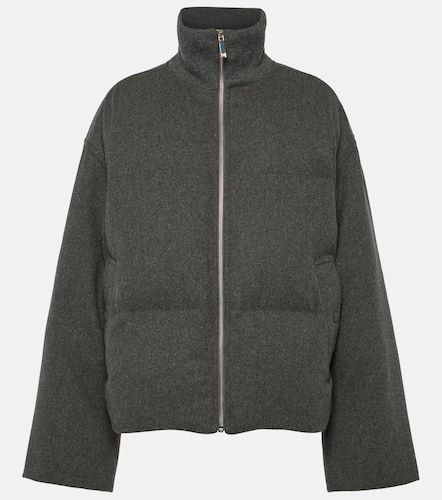 Wool-blend flannel puffer jacket - Toteme - Modalova