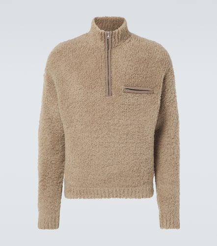 Wool-blend bouclÃ© half-zip sweater - Auralee - Modalova