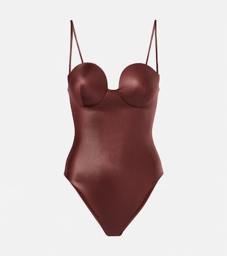 Magda Butrym Retro bustier swimsuit - Magda Butrym - Modalova