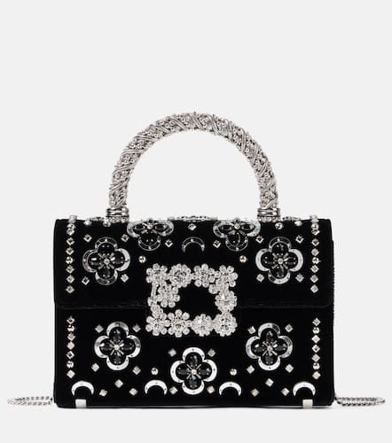 Bolso Jewel Efflorescence de terciopelo adornado - Roger Vivier - Modalova