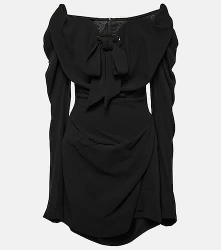 Vestido corto fruncido con lazo - Vivienne Westwood - Modalova