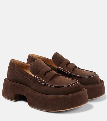 Plateau-Loafers aus Veloursleder - JW Anderson - Modalova