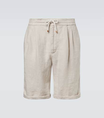 Brunello Cucinelli Bermudas de lino - Brunello Cucinelli - Modalova