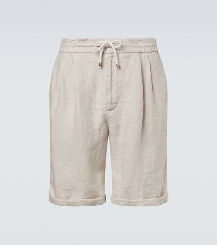 Brunello Cucinelli Bermudas de lino - Brunello Cucinelli - Modalova