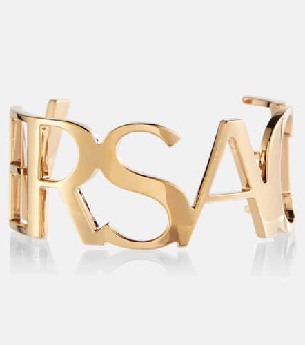 Versace Logo cuff bracelet - Versace - Modalova