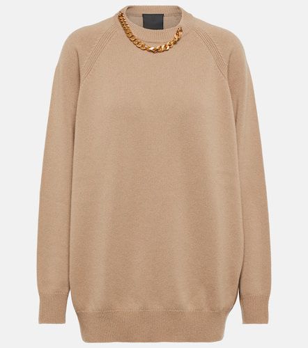 Chain-trimmed cashmere sweater - Givenchy - Modalova