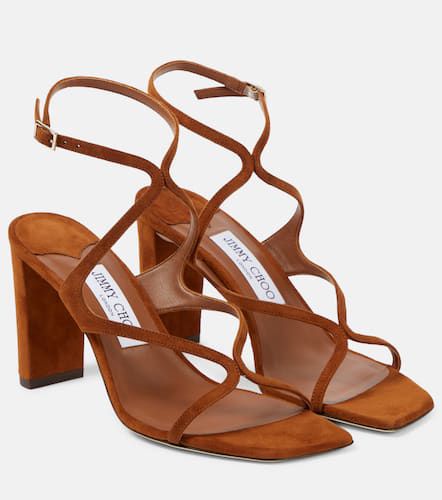 Sandalen Azie 85 aus Veloursleder - Jimmy Choo - Modalova