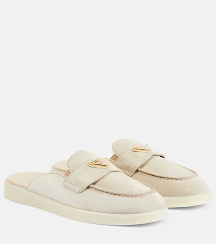 Prada Logo suede slippers - Prada - Modalova