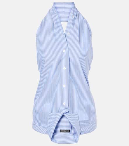 Striped deconstructed cotton top - Balenciaga - Modalova