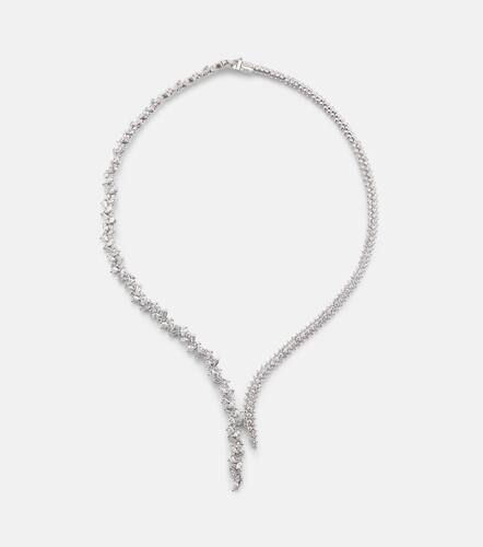 Collana in oro bianco 18kt con diamanti - Yeprem - Modalova