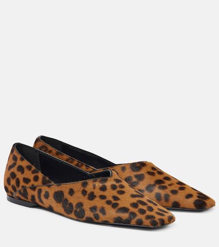 Everyday calf hair slip-on shoes - Toteme - Modalova