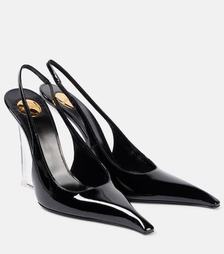 Miller 110 patent leather slingback wedges - Saint Laurent - Modalova