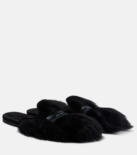 Dolce&Gabbana Mules in shearling - Dolce&Gabbana - Modalova