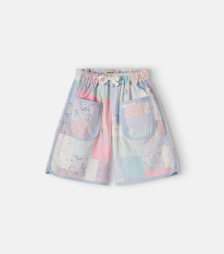 Shorts Carrie de algodón con patchwork - Wheat - Modalova