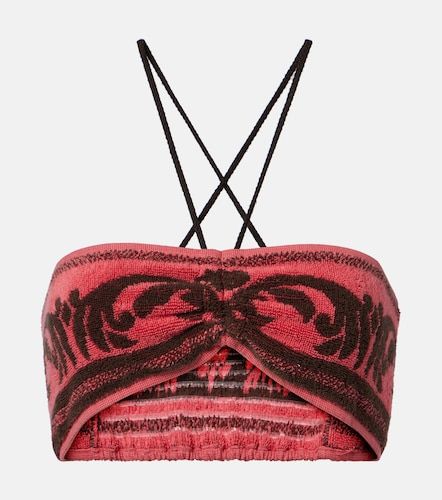 Top de jacquard de rizo de algodón - Valentino - Modalova